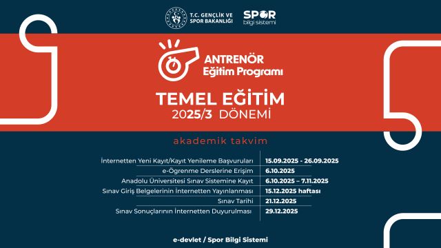 2025/03 TEMEL EĞİTİM ANTRENÖRLÜK SINAVI 