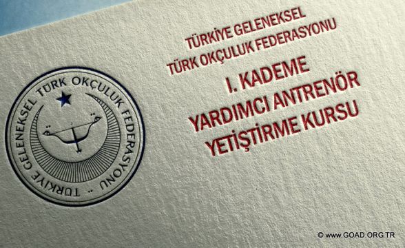 1.KADEME YARDIMCI ANTRENÖR YETİŞTİRME KURSU